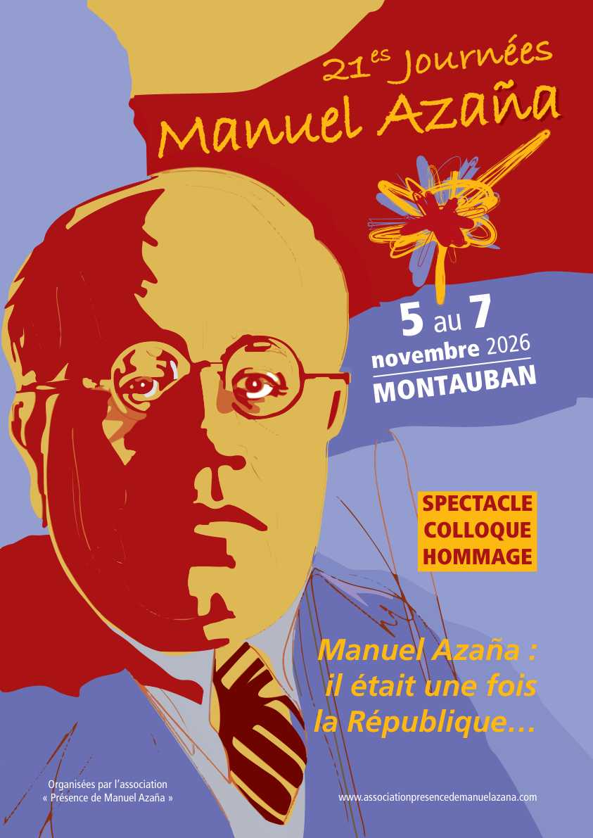 Couverture du programme des 21es Journées Manuel Azaña