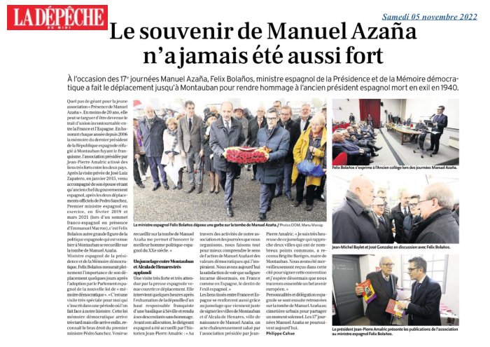 Aperçu : Le souvenir de Manuel Azaña n’a jamais été aussi fort