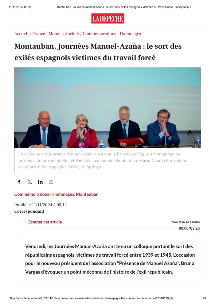 Aperçu : Le sort des exilés espagnols victimes du travail forcé