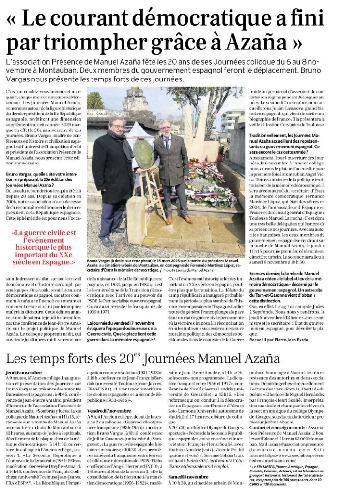 Aperçu : Le courant démocratique a fini par triompher grâce à Azaña